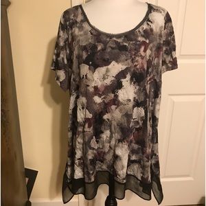 Simply Vera Wang short sleeved top 2x
